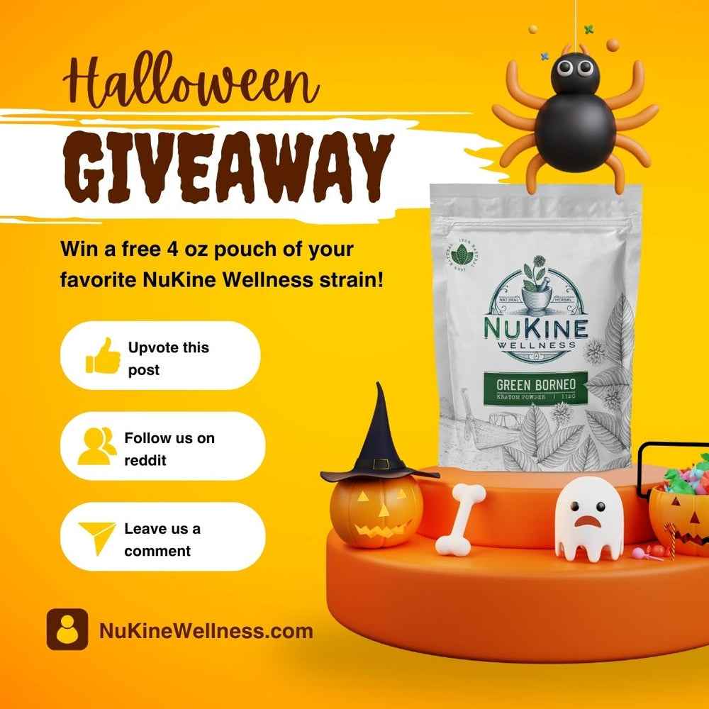 Halloween Free Kratom Giveaway - NuKine Wellness