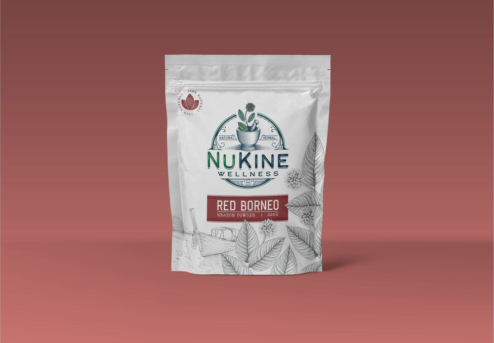 Red Borneo Kratom Powder - NuKine Wellness