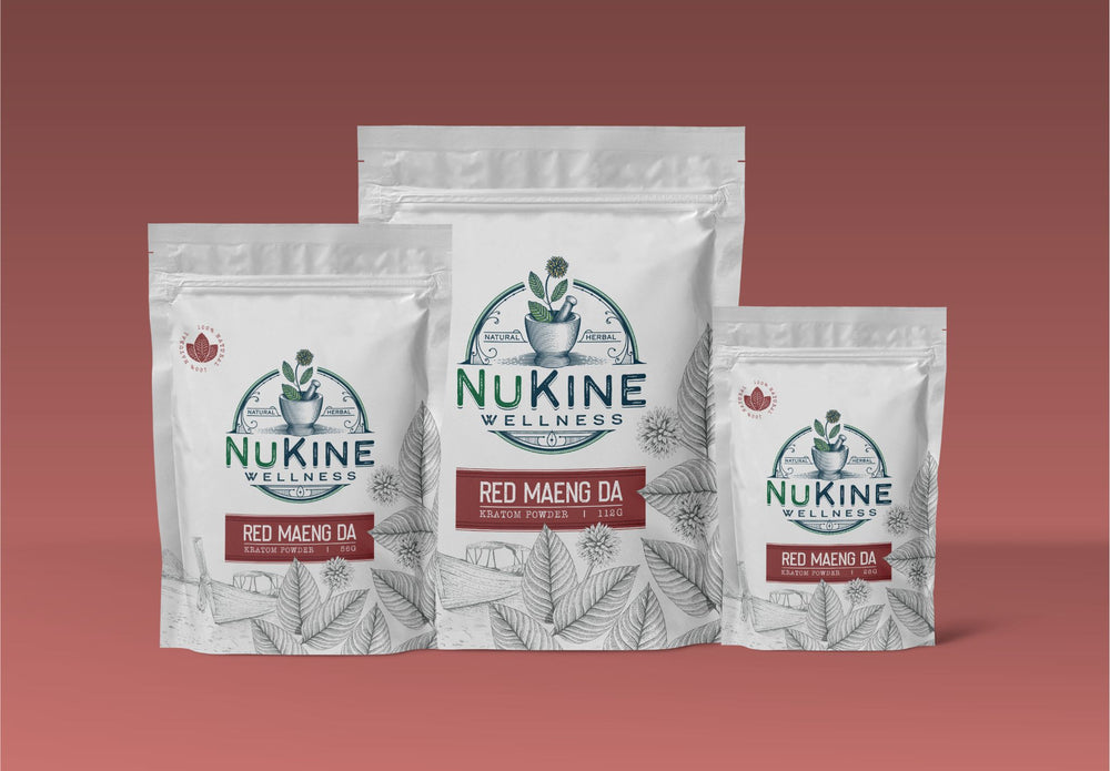 Red Maeng Da Kratom Powder - NuKine Wellness