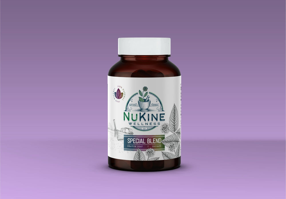 Special Blend Kratom Capsules - NuKine Wellness